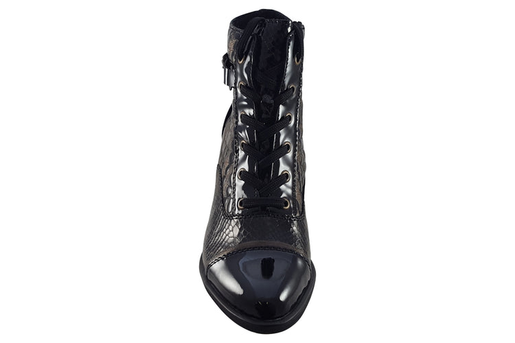 Rieker Caitlin Y2032 Black Multi Womens Boots