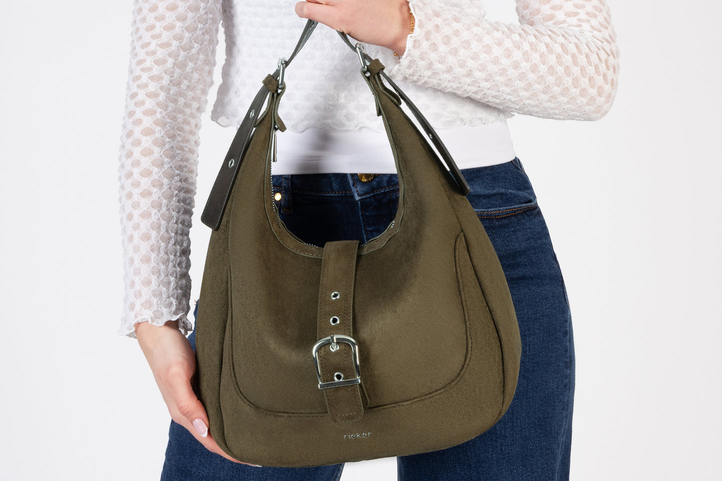 Rieker Cassidy Bag H1024-54 Khaki Womens Bags