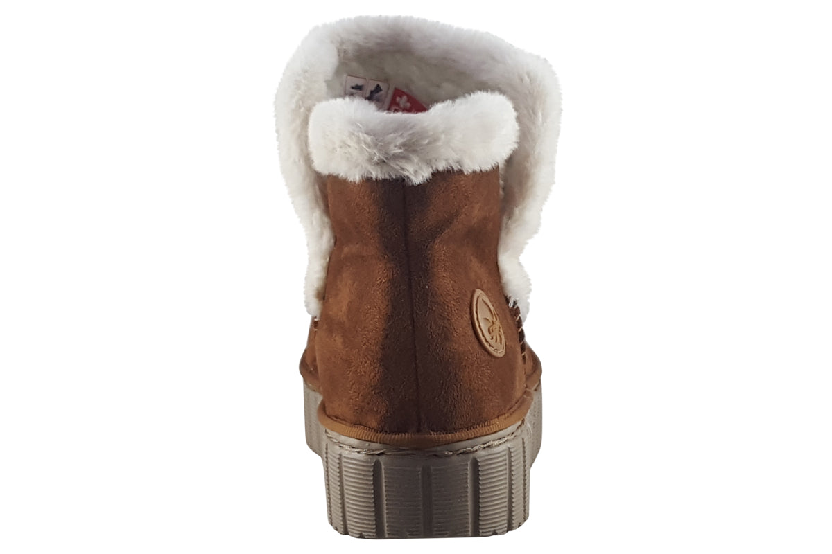 rieker chuck bootee womens boots back