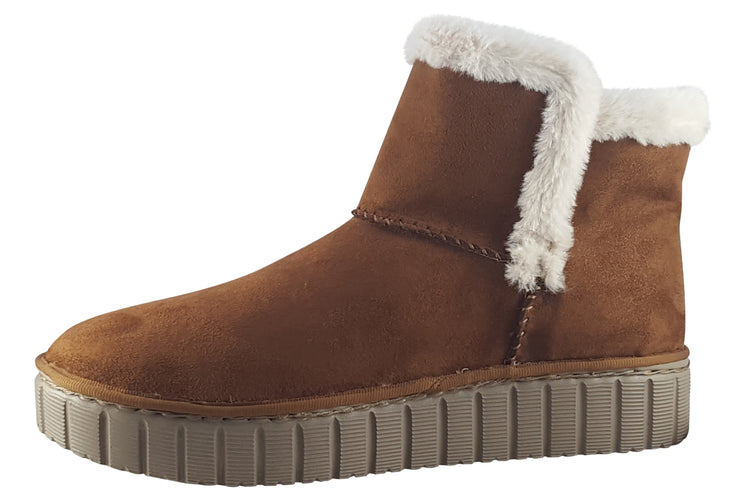 Rieker Chuck Bootee Y8851 Chestnut Womens Slippers