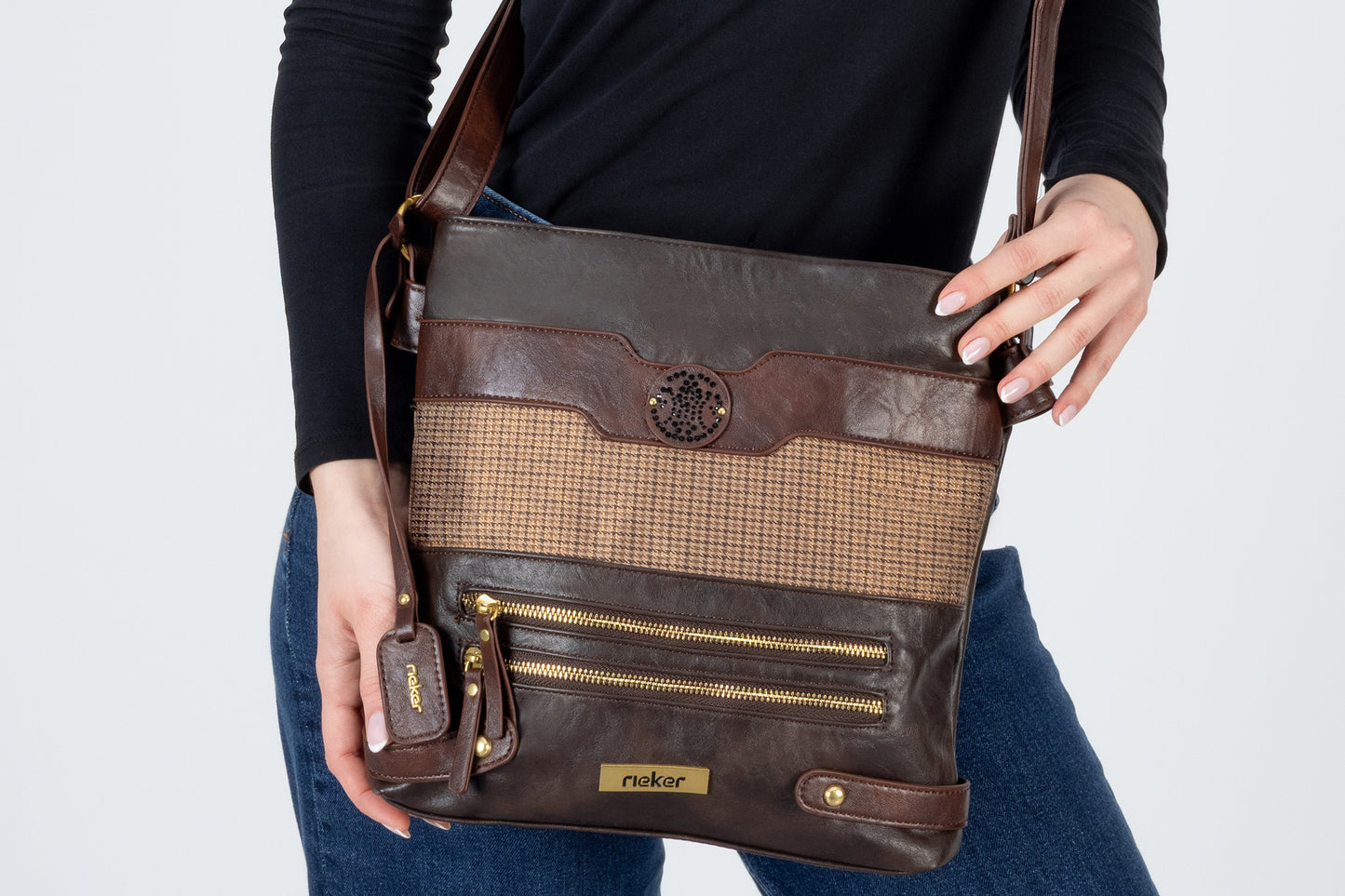 Rieker Clancy Bag H1346-25 Chestnut Womens Bags