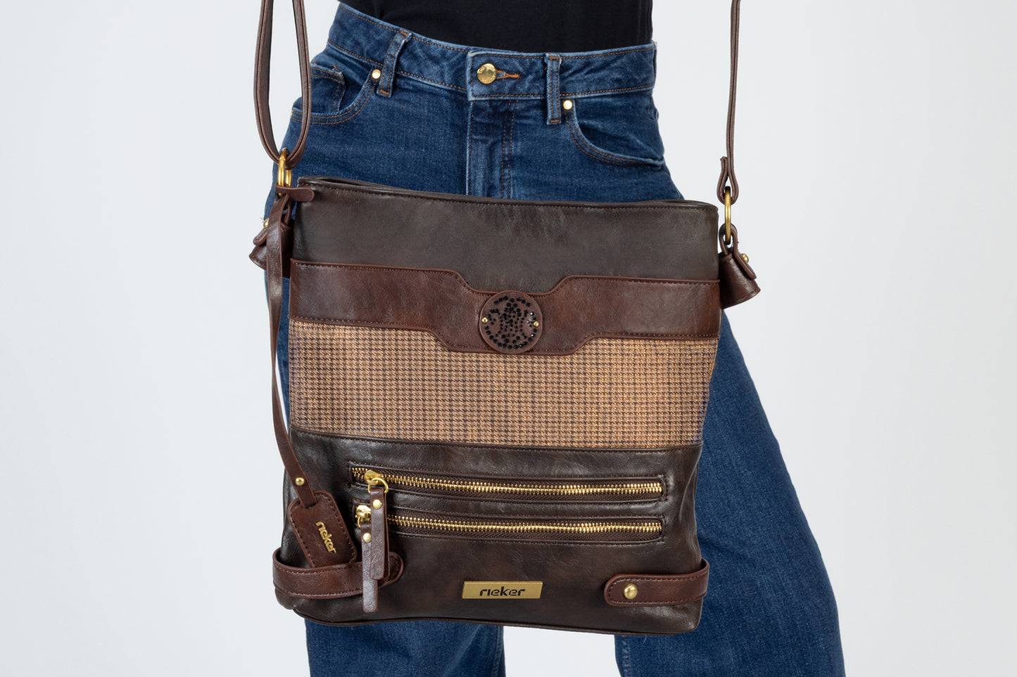 Rieker Clancy Bag H1346-25 Chestnut Womens Bags