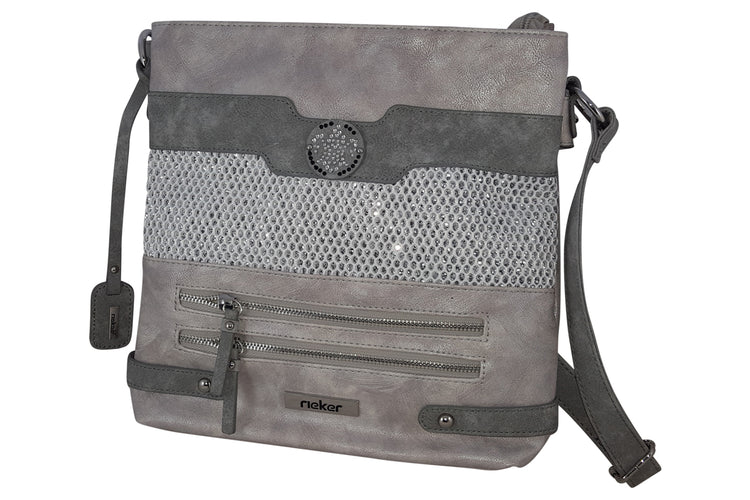 Rieker Clancy Bag H1346 Womens Bags Frost Cement