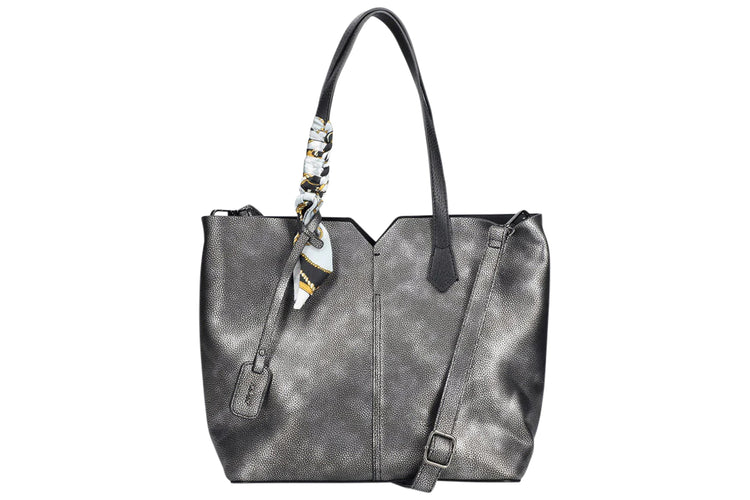 Rieker Cleopatra Bag H1006 Silver Womens Handbag