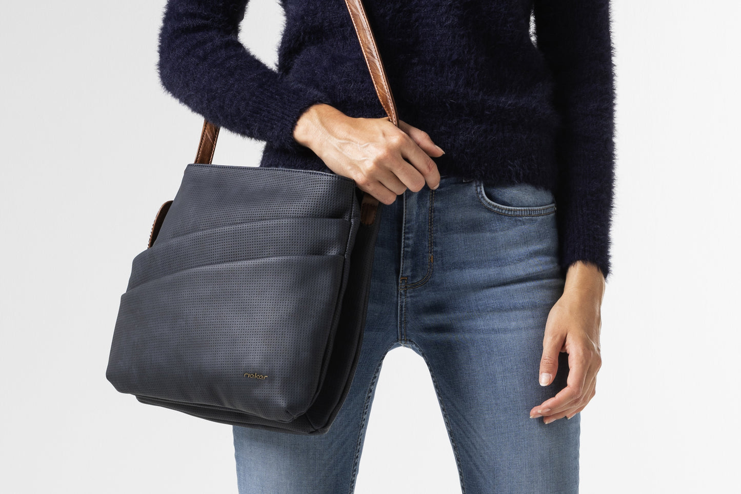 Rieker Connor Bag H1005-14 Navy Womens Bags