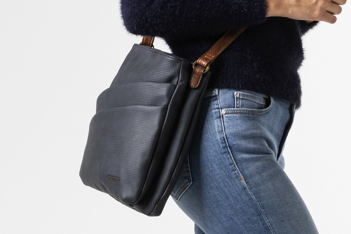 Rieker Connor Bag H1005-14 Navy Womens Bags