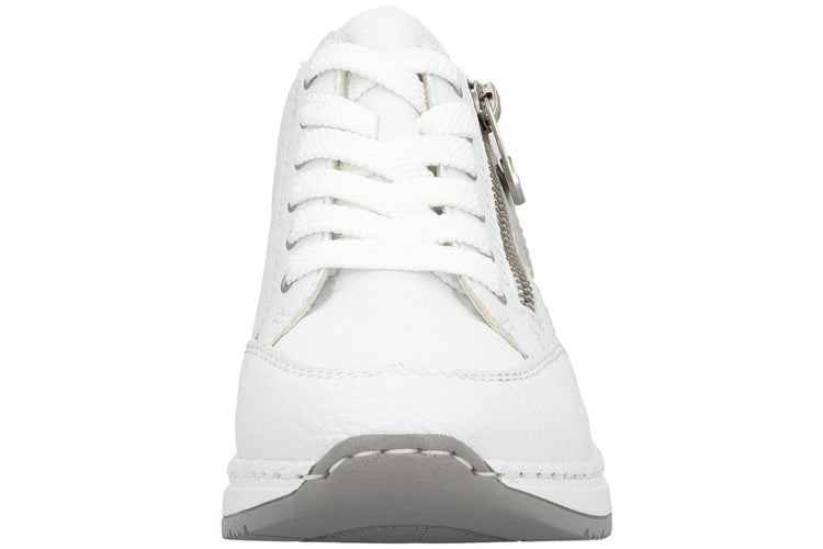 Rieker Cory-May N4322 White Womens Fashion Trainers