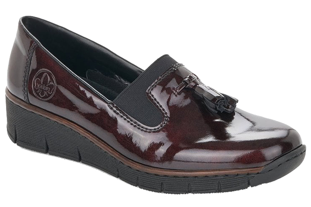 rieker cyrus 53751 bordeauxa womens shoes right