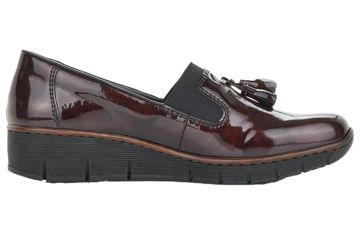 rieker cyrus 53751 bordeauxa womens shoes right1