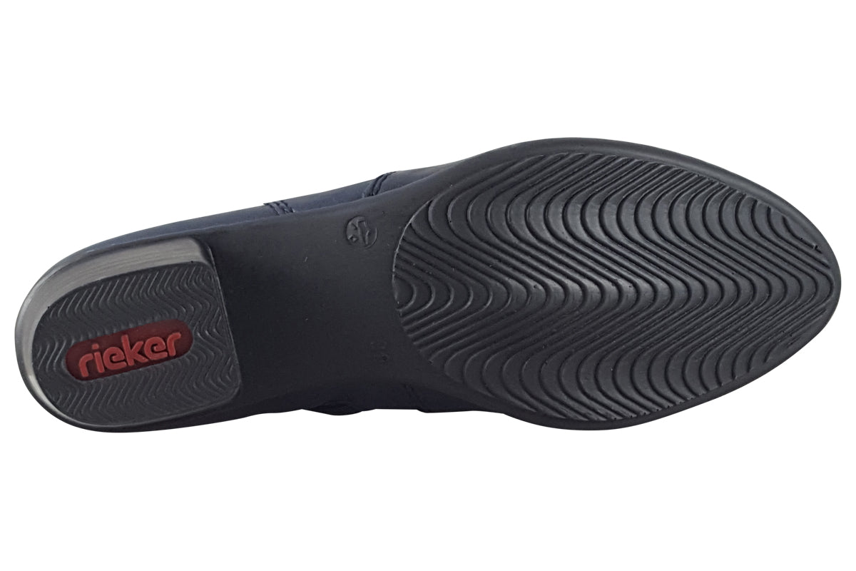 rieker enya navy womens boots sole