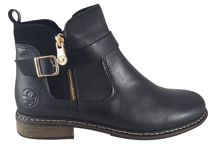 Rieker Forbes Z4959 Chestnut Womens Boots