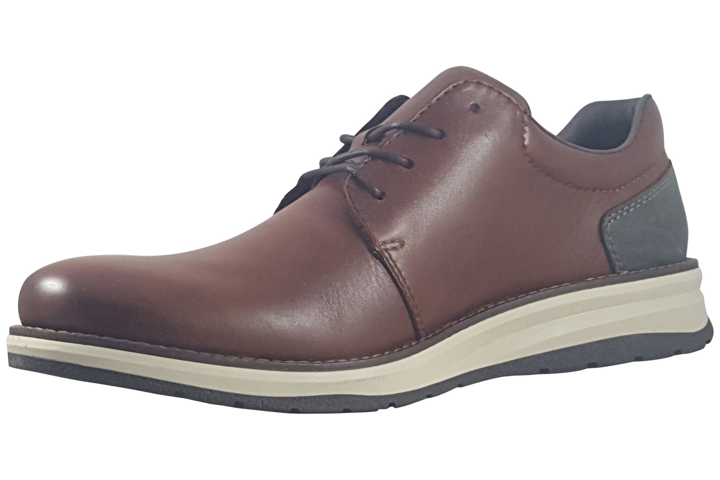 rieker forst 14706 mens trainers brown left