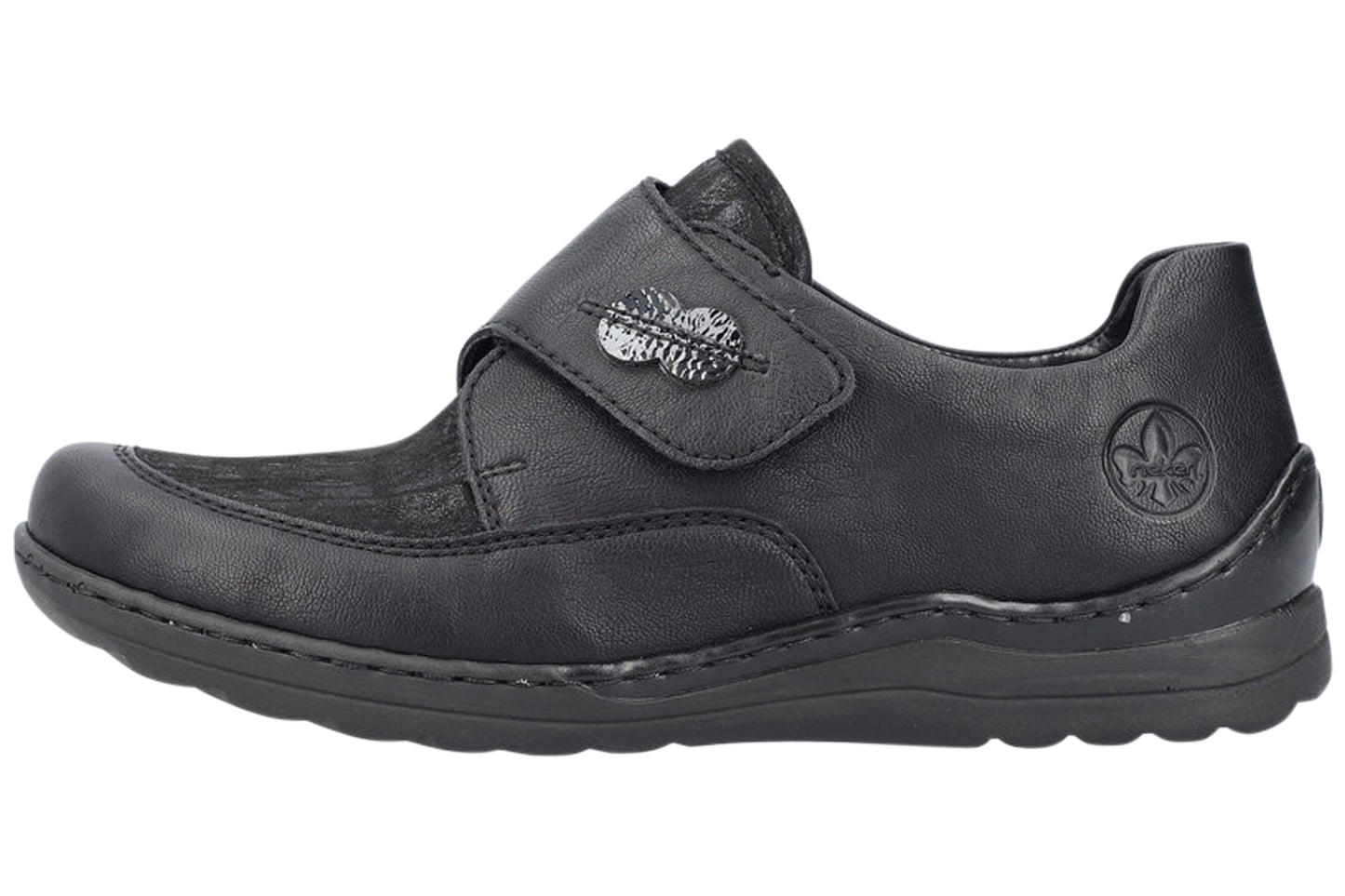 Rieker Gatter 48954 Black Womens Shoes