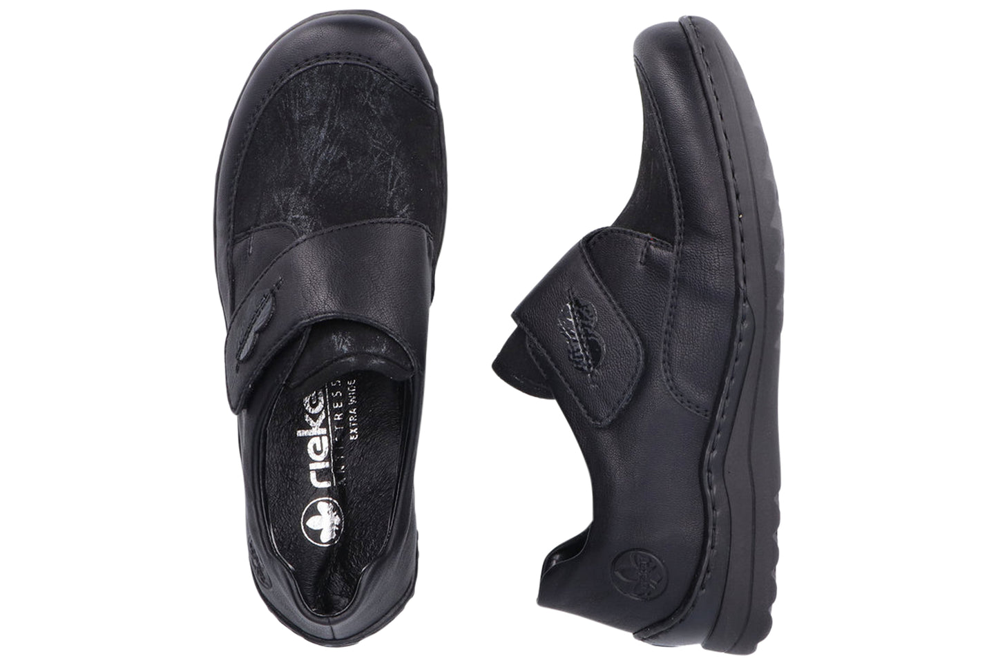 Rieker Gatter 48954 Black Womens Shoes