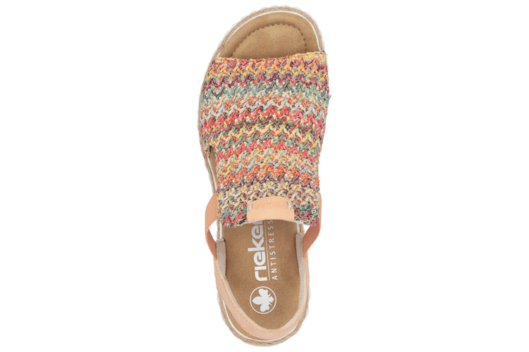 Rieker Humming-Bird 69172 Apricot Womens Sandals
