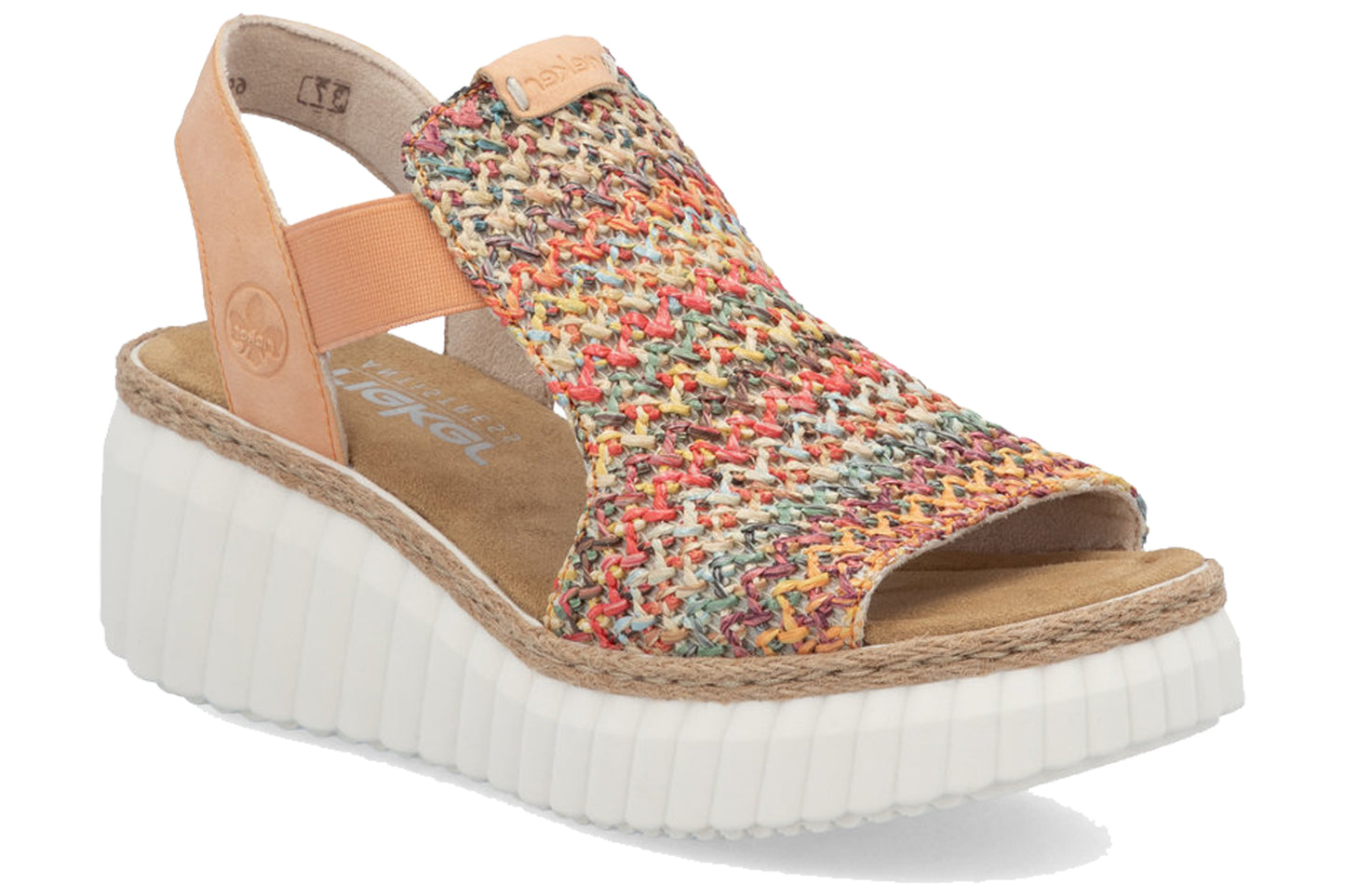 rieker humming bird 69172 apricot womens sandals right