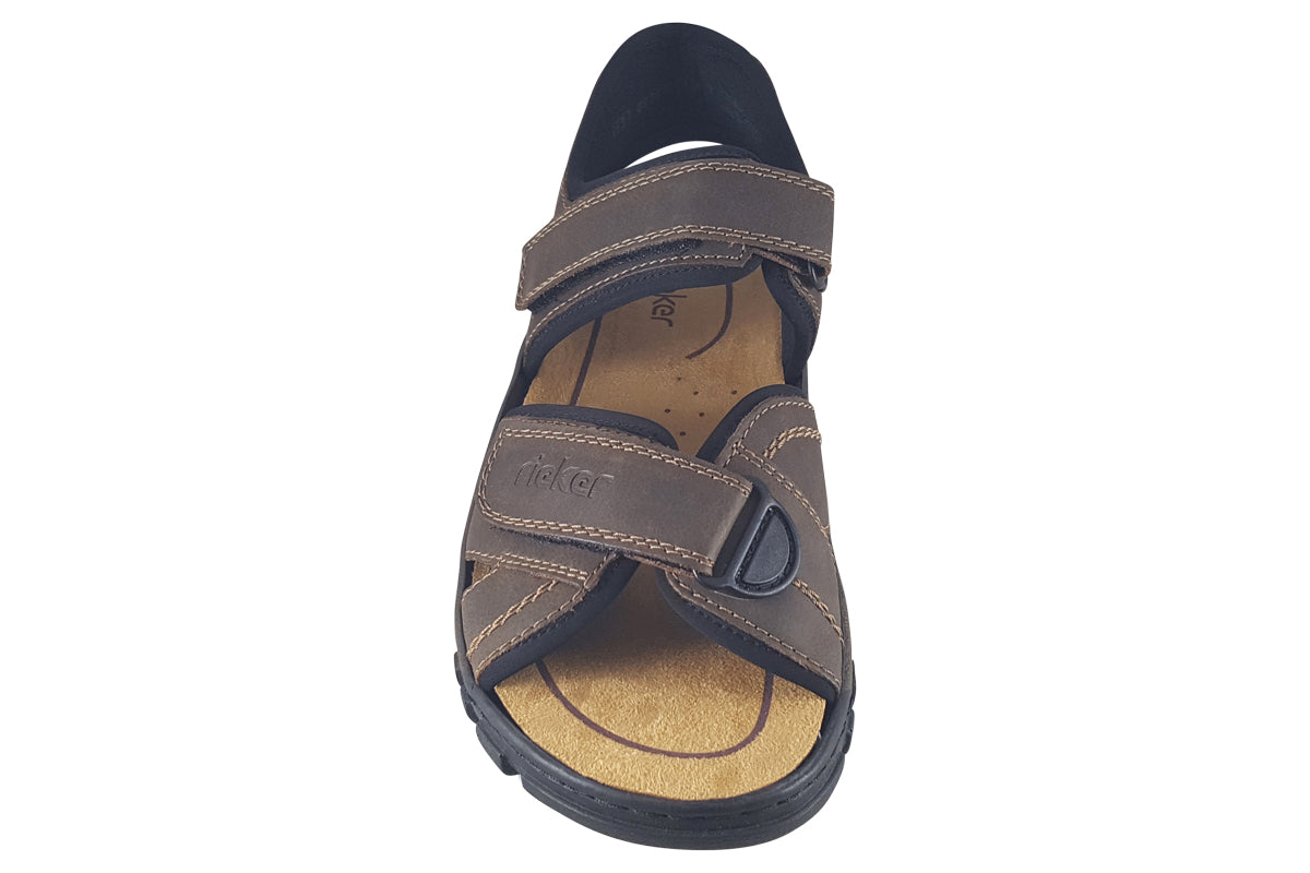 rieker jake tobacco mens sandals top