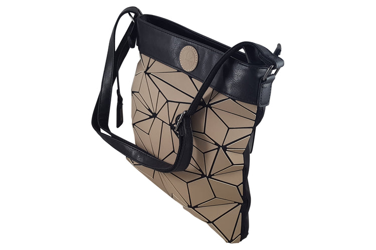 Rieker Jessie Bag H1316 Cameo/Black Womens Handbag