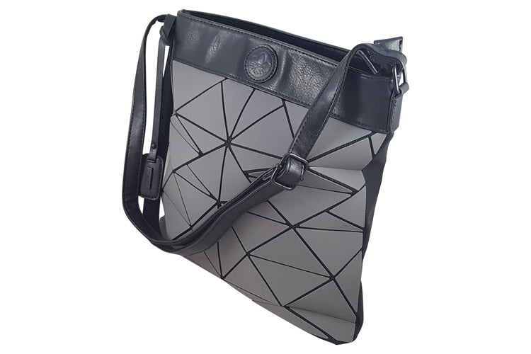 Rieker Jessie Bag H1316 Grey/Black Womens Handbag