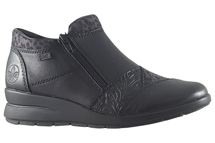 Rieker Joan L4881 Black Womens Boots