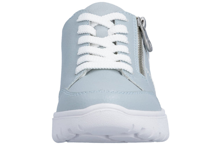 Rieker Julie N1313-12 Blue/Silver Womens Fashion Trainers