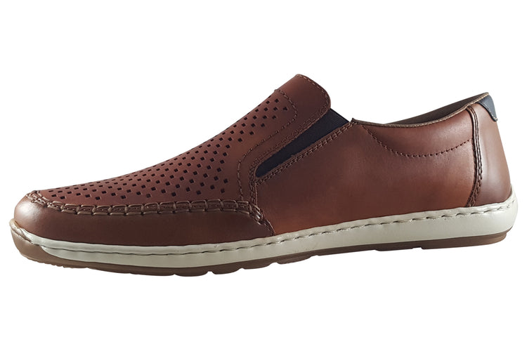 Rieker Loeb 08868 Peanut Mens Shoes
