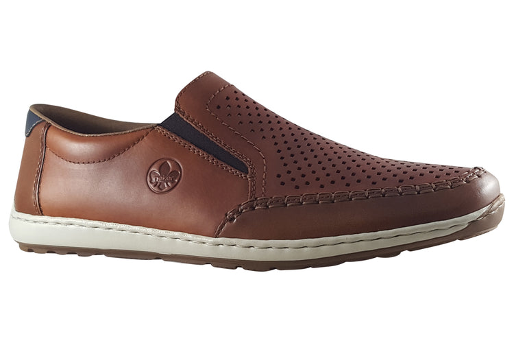 Rieker Loeb 08868 Peanut Mens Shoes