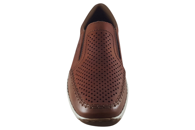 Rieker Loeb 08868 Peanut Mens Shoes