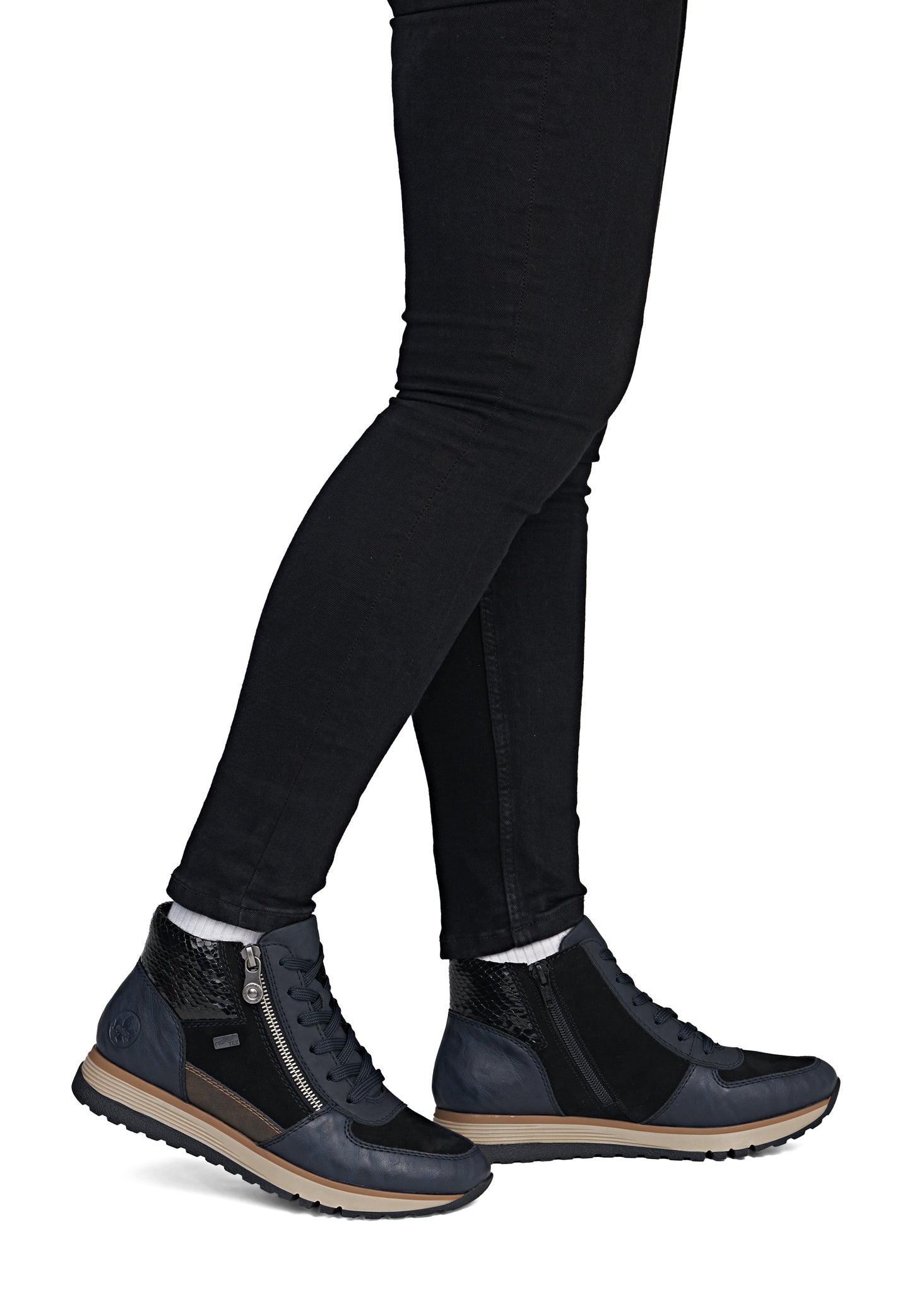 Rieker Maddy 49040-14 Blue Womens Boots