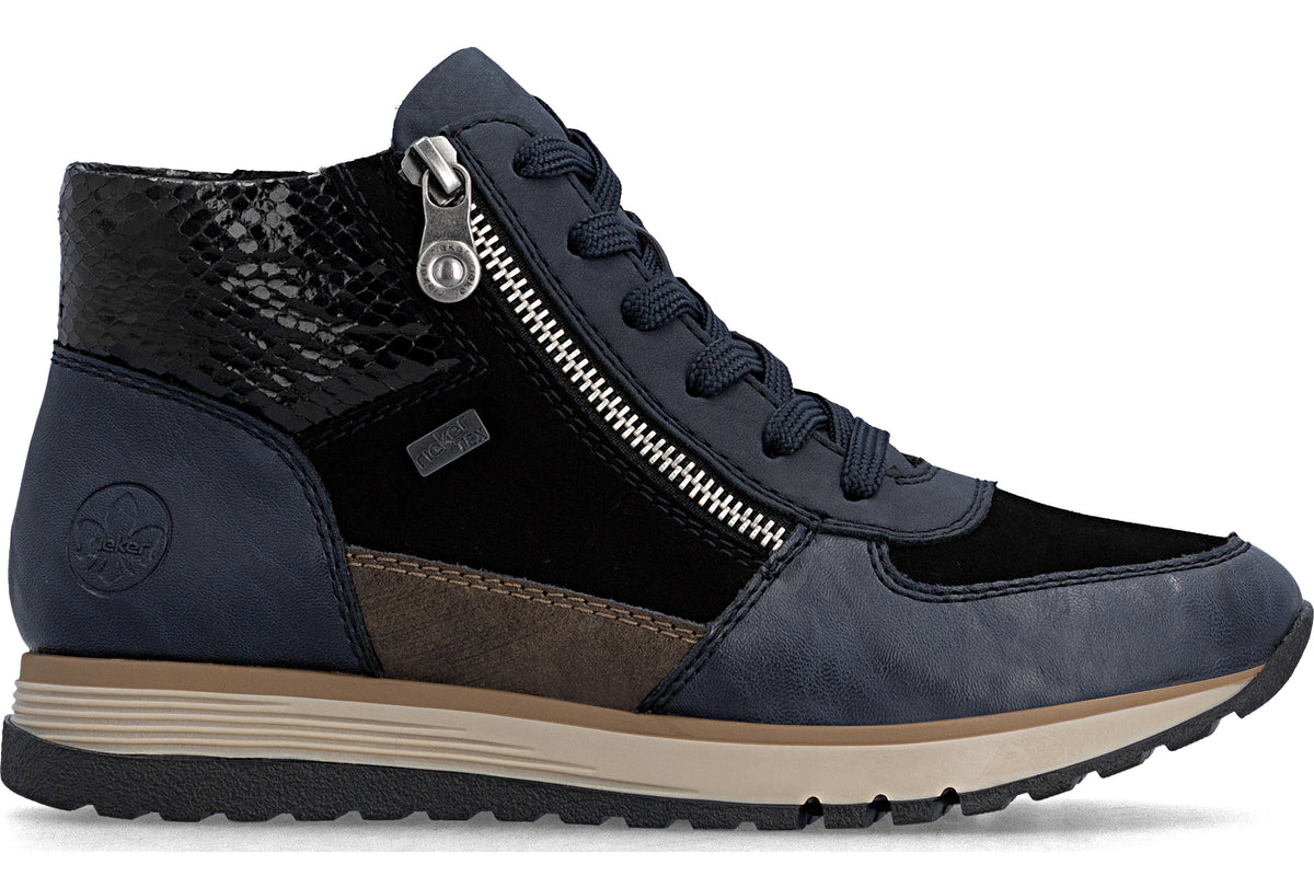 Rieker Maddy 49040-14 Blue Womens Boots