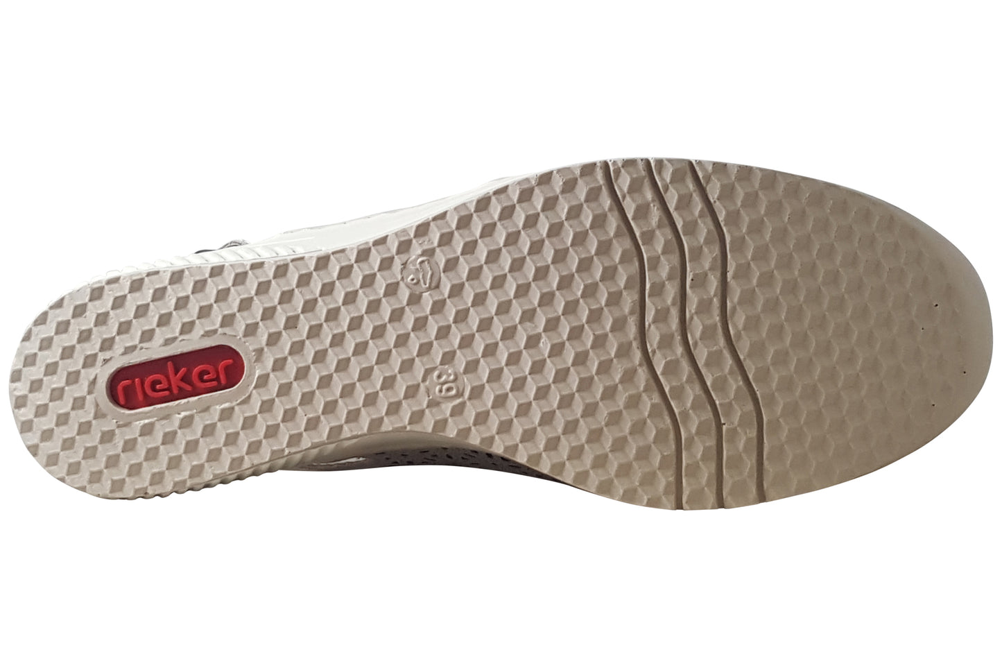 Rieker Madge 48763-60 Cream Womens Shoes