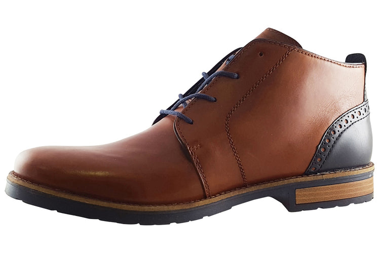 Rieker Madrid 14605 Tan Mens Boots