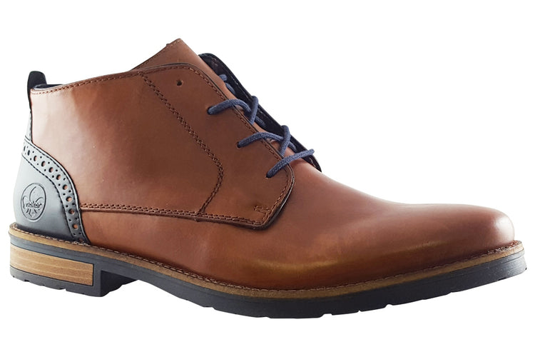 Rieker Madrid 14605 Tan Mens Boots
