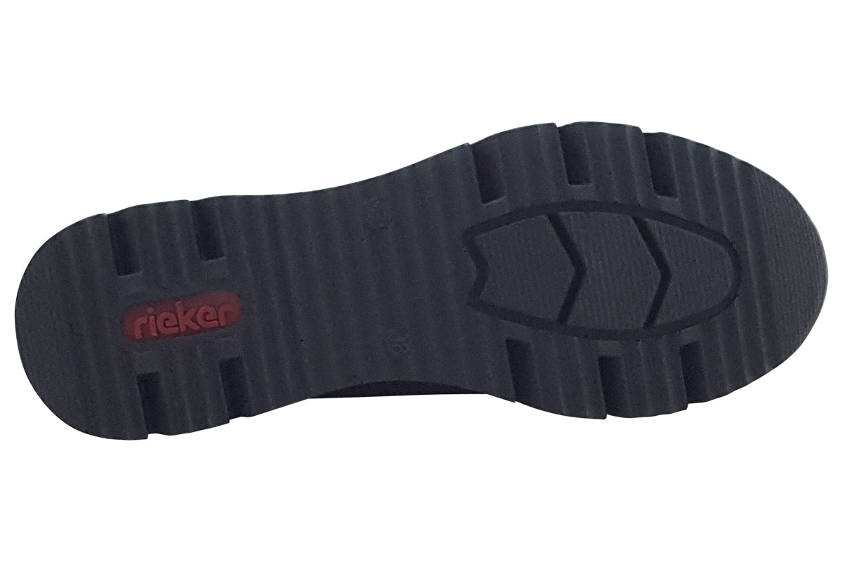 rieker mandy black womens boots sole