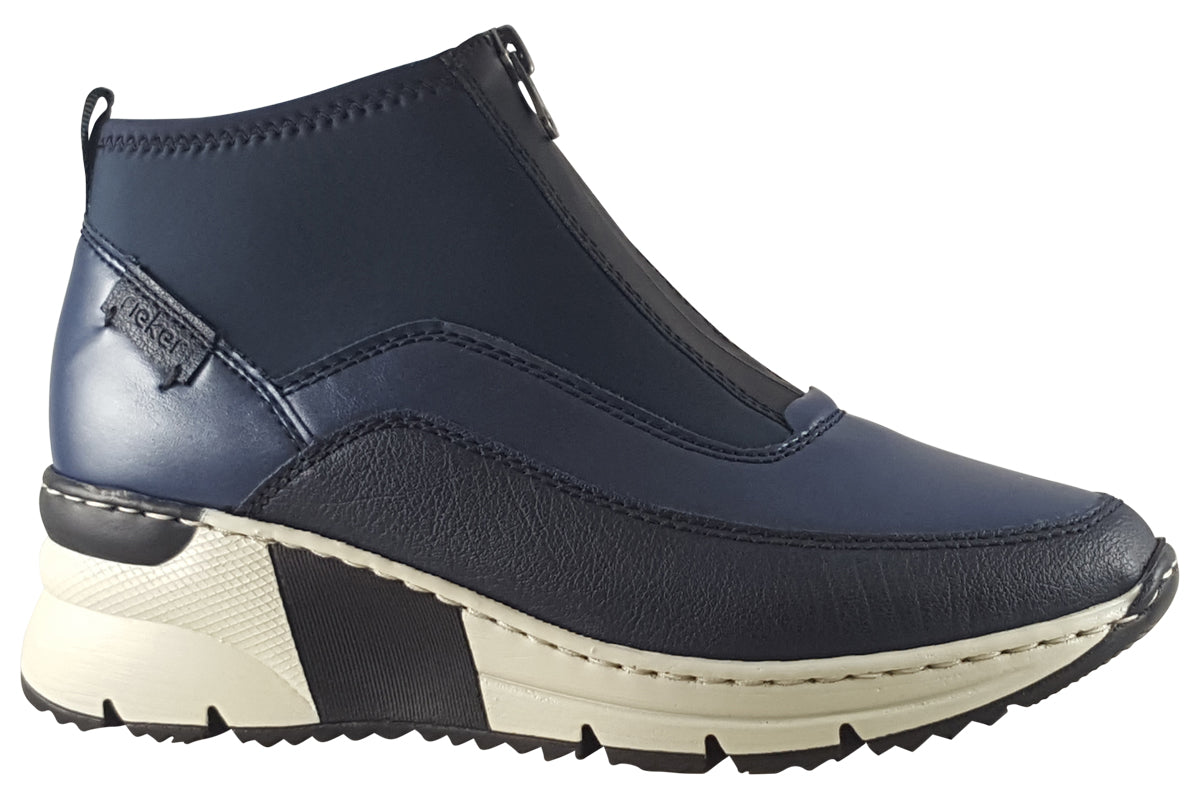 rieker mandy n6352 navy womens boots right