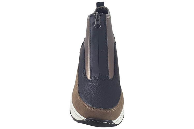 Rieker Mandy N6352 Bronze Womens Boots