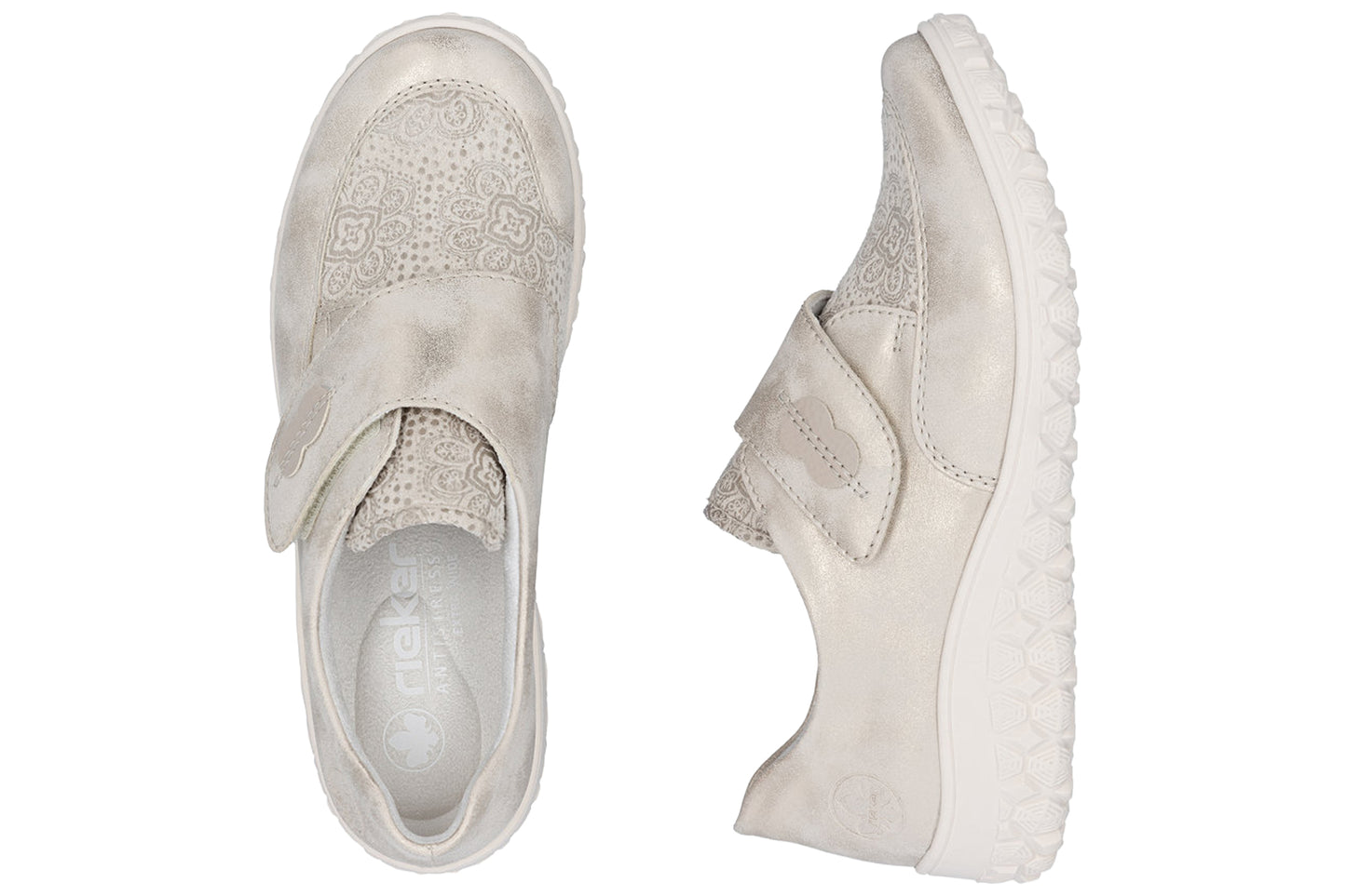 Rieker Marie Widefit 59552-62 Muschel/Creme Womens Shoes