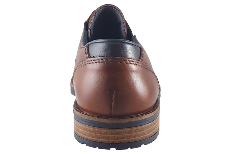 Rieker Milan 14621 Peanut Mens Shoes