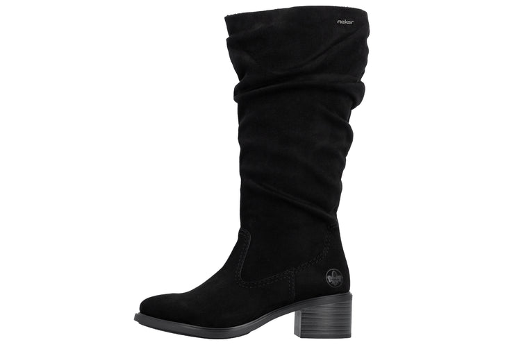 Rieker Mimmie 74192-00 Black Womens Boots