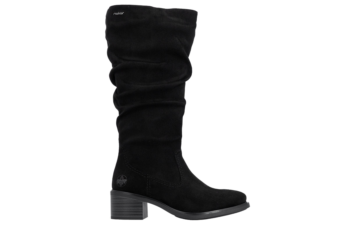 Rieker Mimmie 74192-00 Black Womens Boots