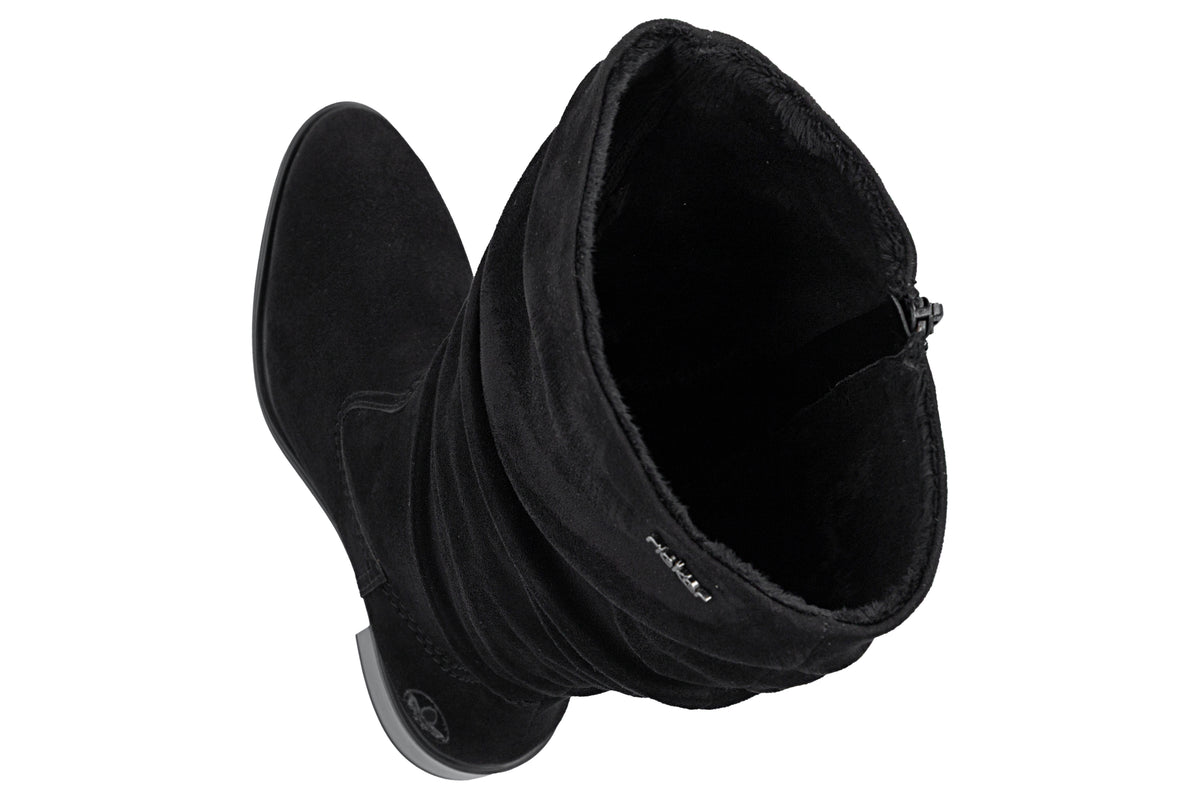 Rieker Mimmie 74192-00 Black Womens Boots