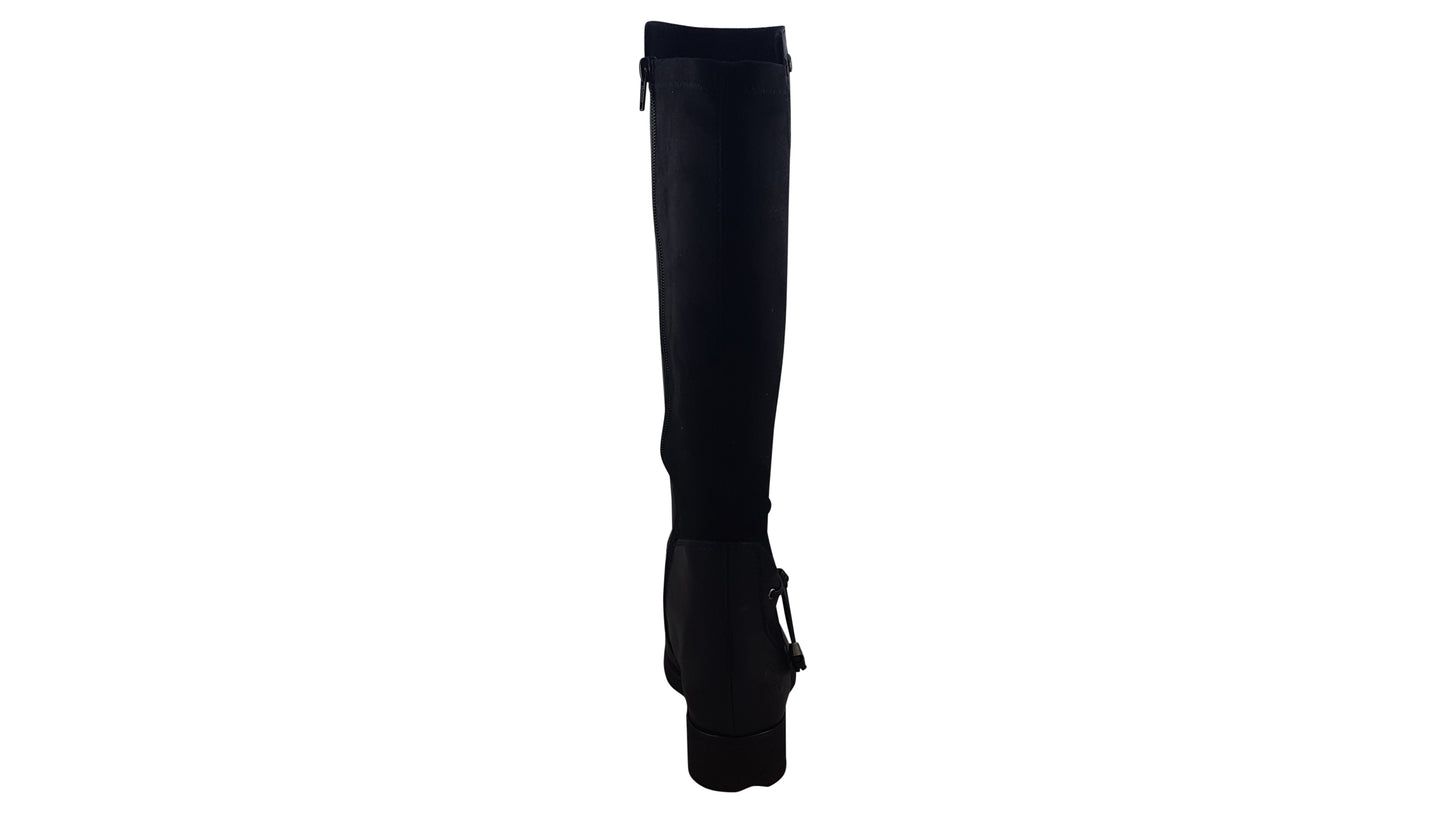 rieker moe black womens boots back