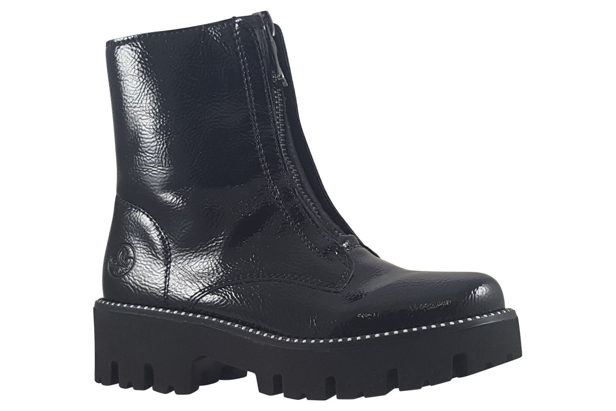rieker-monet-black-patent-womens-boots-right