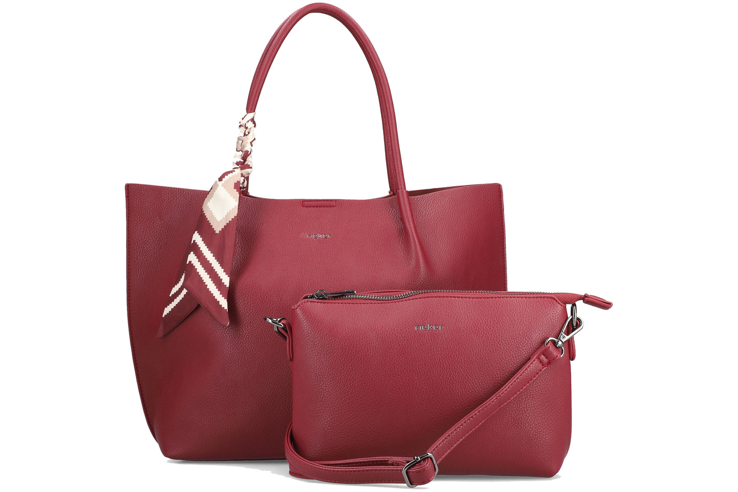 Rieker Mullin Bag H1399-35 Burgundy Womens Bags