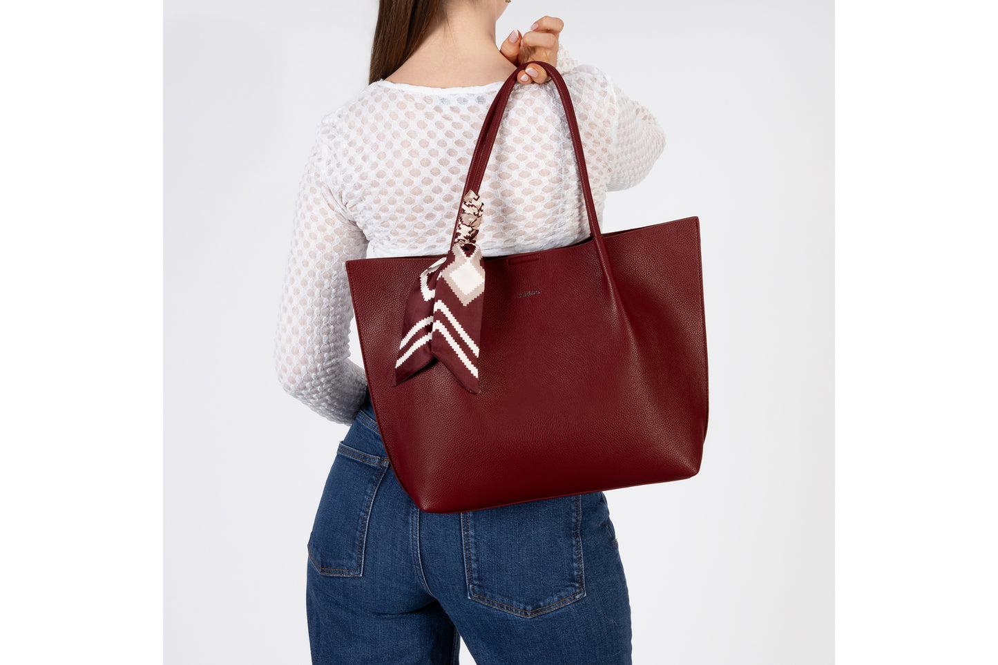 Rieker Mullin Bag H1399-35 Burgundy Womens Bags