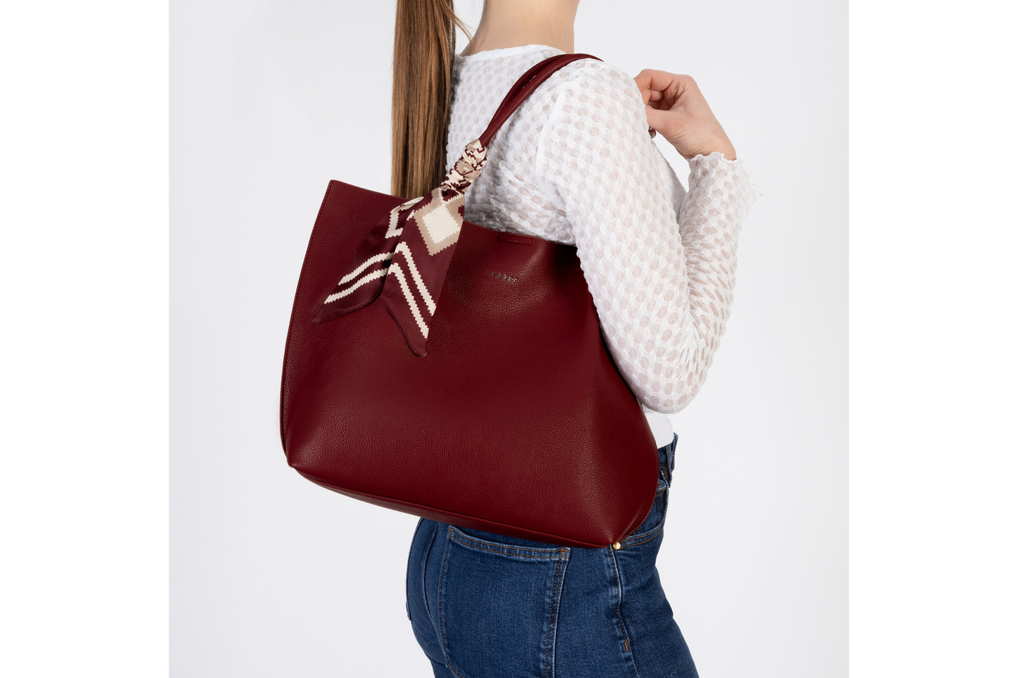 Rieker Mullin Bag H1399-35 Burgundy Womens Bags