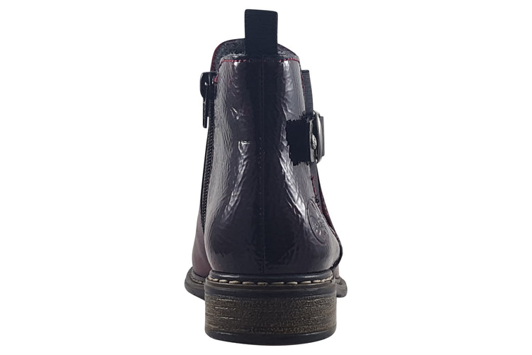 Rieker Noeleen Z4965 Bordeaux Womens Boots