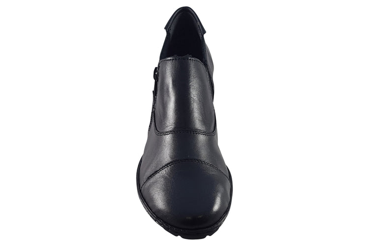 Rieker Officer 57173 Black/Black Womens Shoes