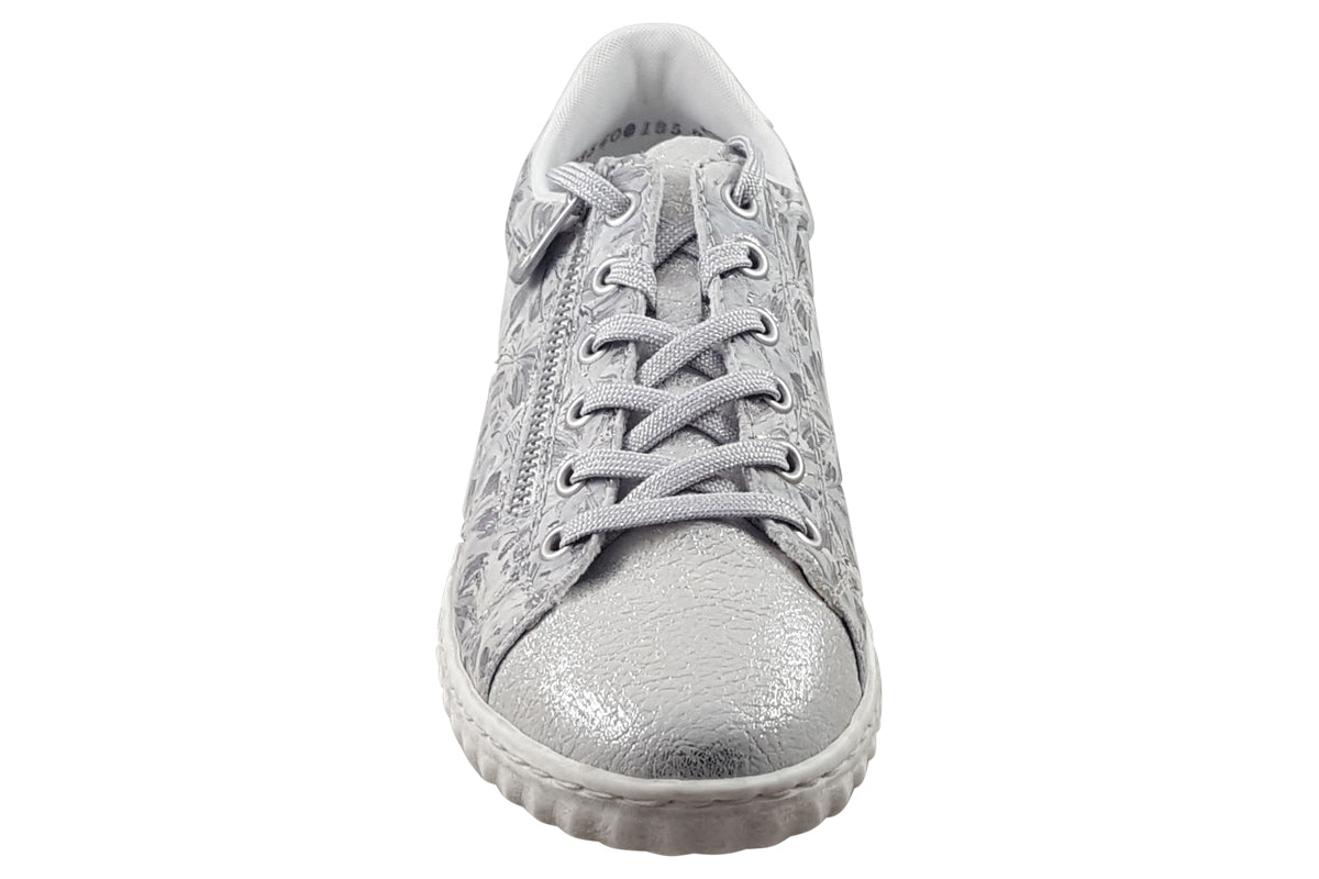 rieker pamela n0900 90 silver  white womens shoes top