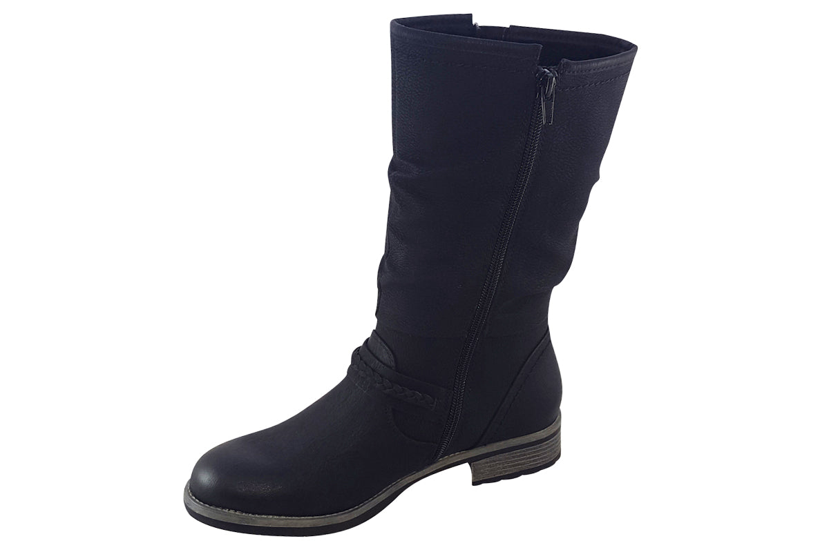 rieker-pipe-black-womens-boots-left